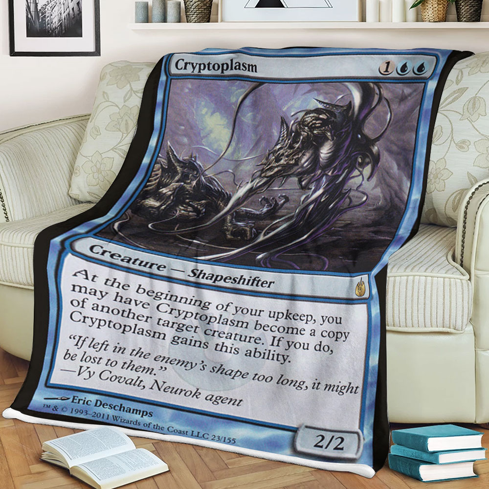 MTG Magic The Gathering Cryptoplasm Fleece Blanket