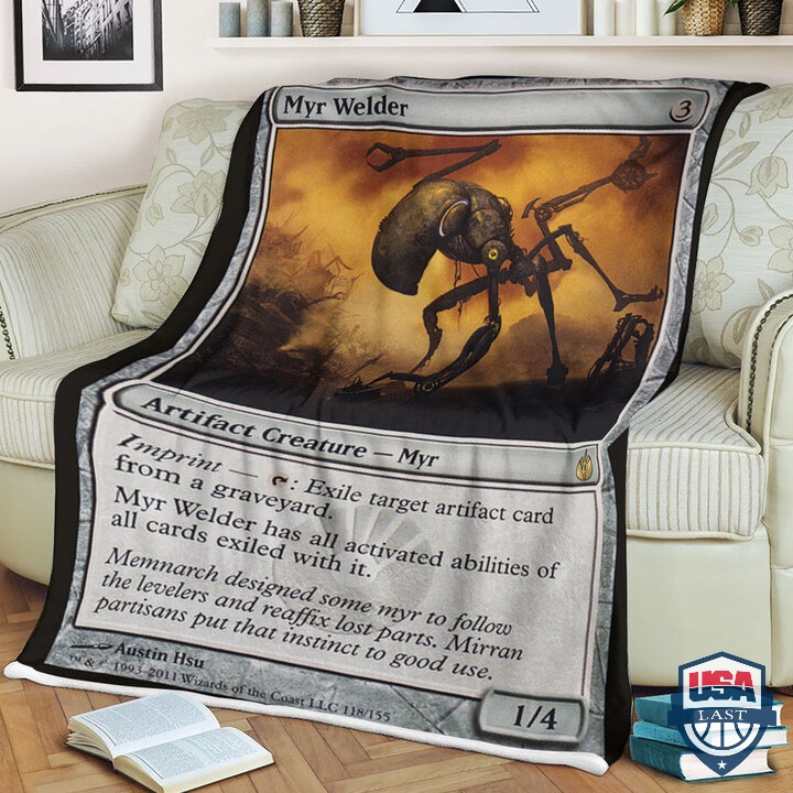 MTG Magic The Gathering Myr Welder Quilt Blanket