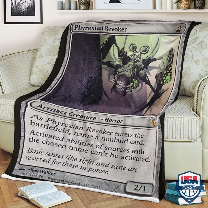 MTG Magic The Gathering Phyrexian Revoker Quilt Blanket