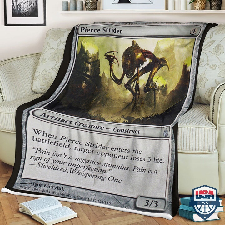 MTG Magic The Gathering Pierce Strider Quilt Blanket