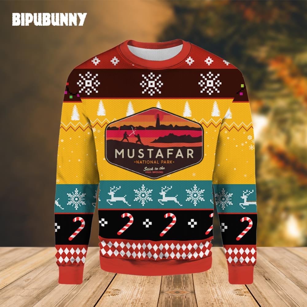 Mustafa National Park Star Wars Ugly Christmas Sweater