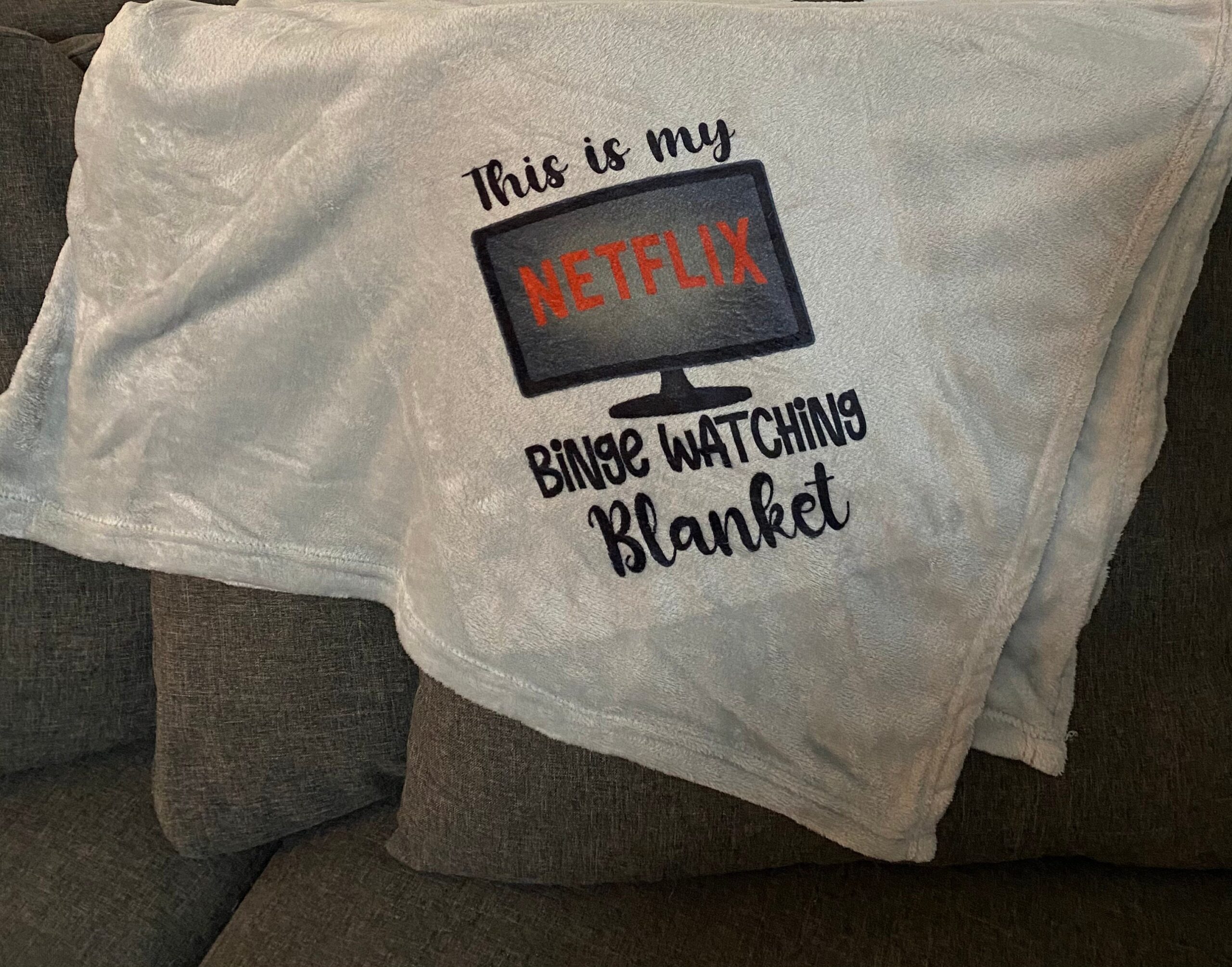 My Netflix Blanket Halloween Gift