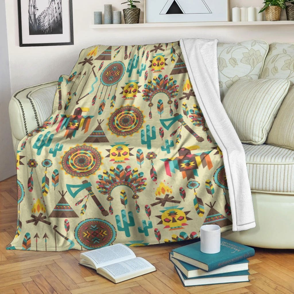 Native American Native Pattern Blanket