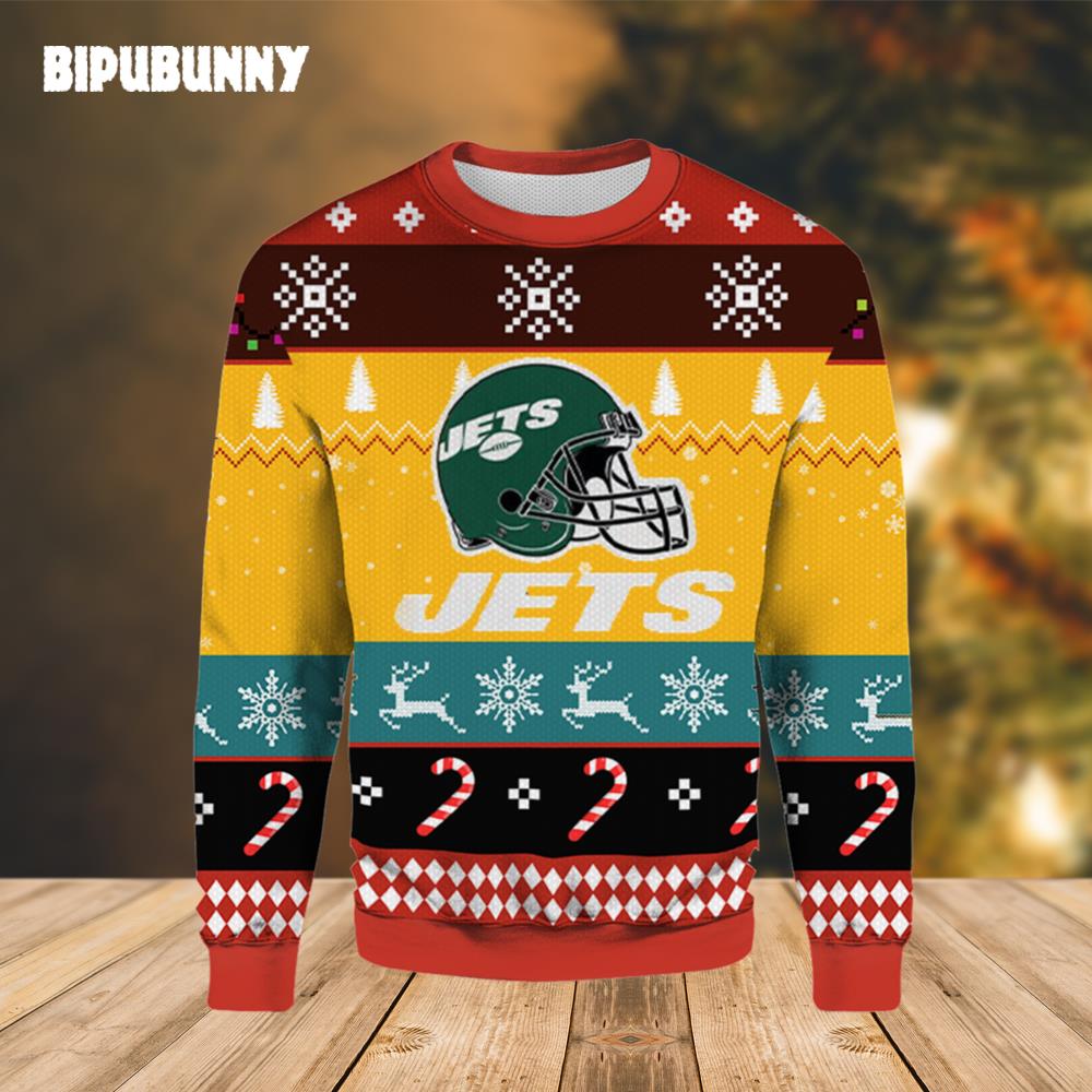 New York Jets Napkins Ugly Christmas Sweater