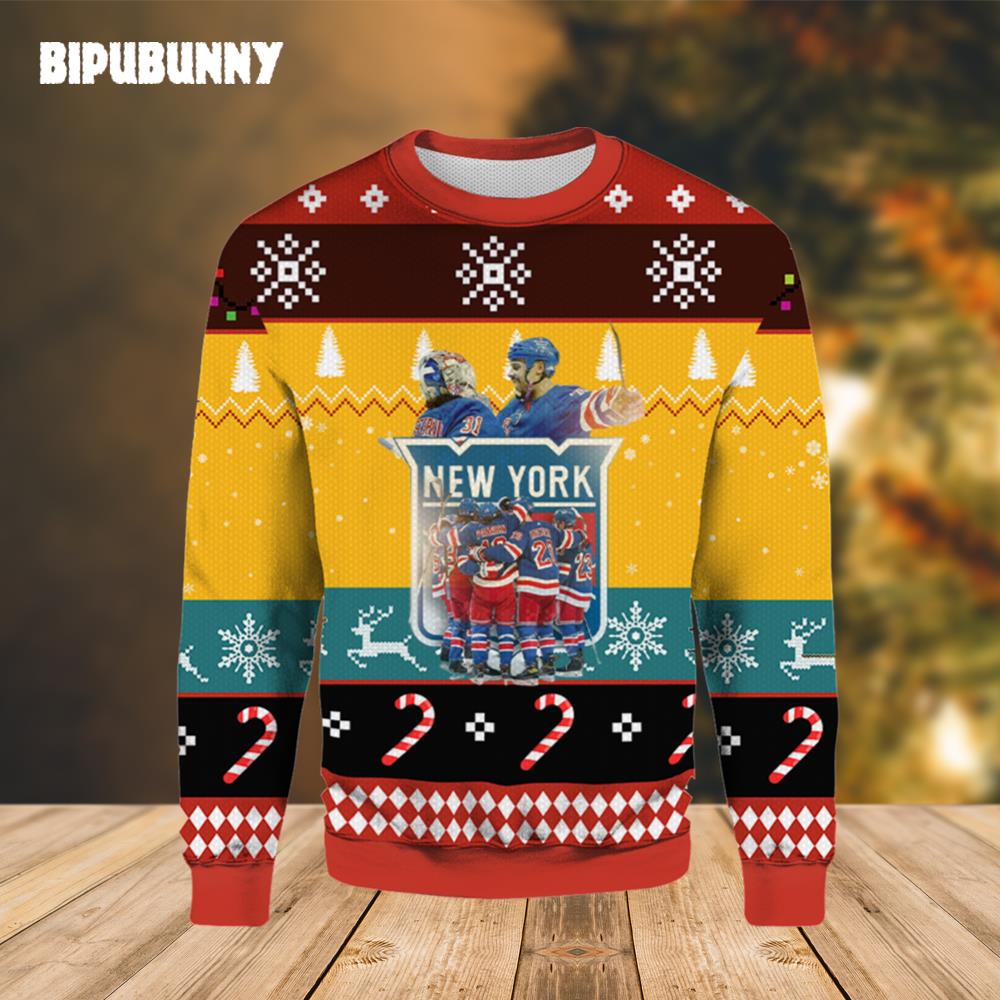 New York Rangers Winning Team Ugly Sweater