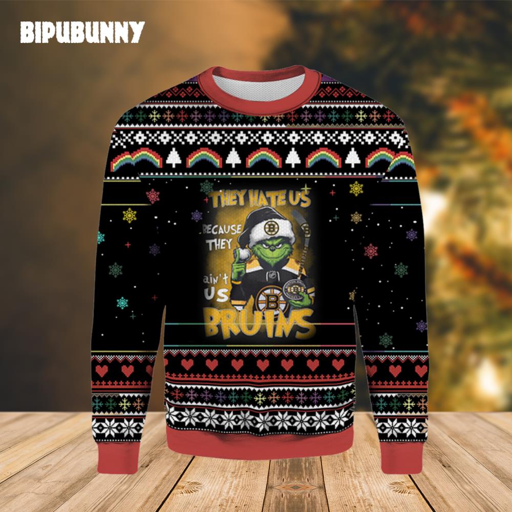 NHL Boston Bruins Minion Ugly Christmas Sweater