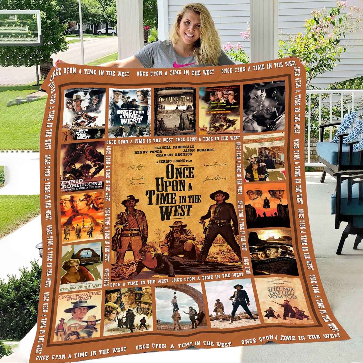 Once Upon A Time In The West Throw Blanket