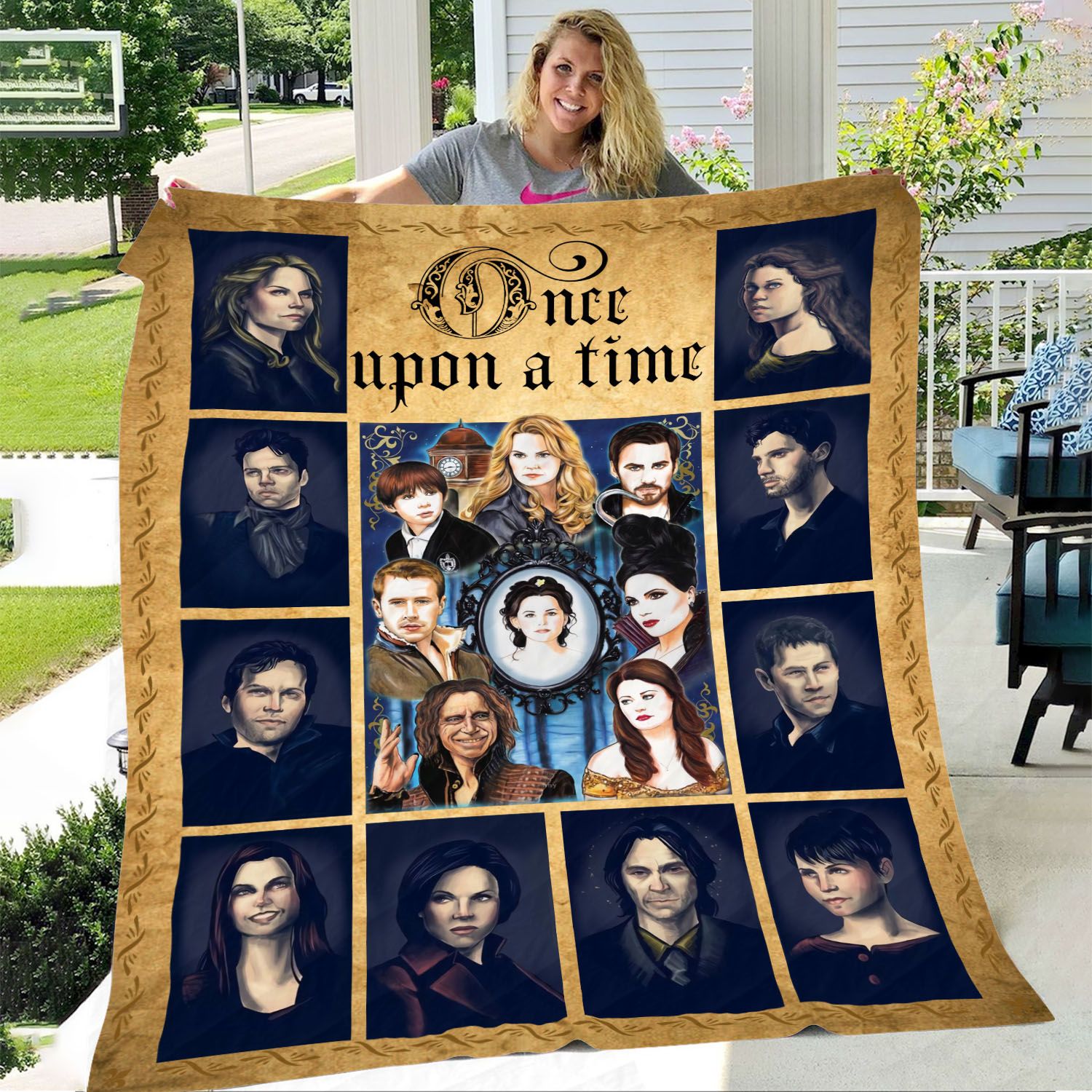 Once Upon A Time Season Throw Blanket For Fan