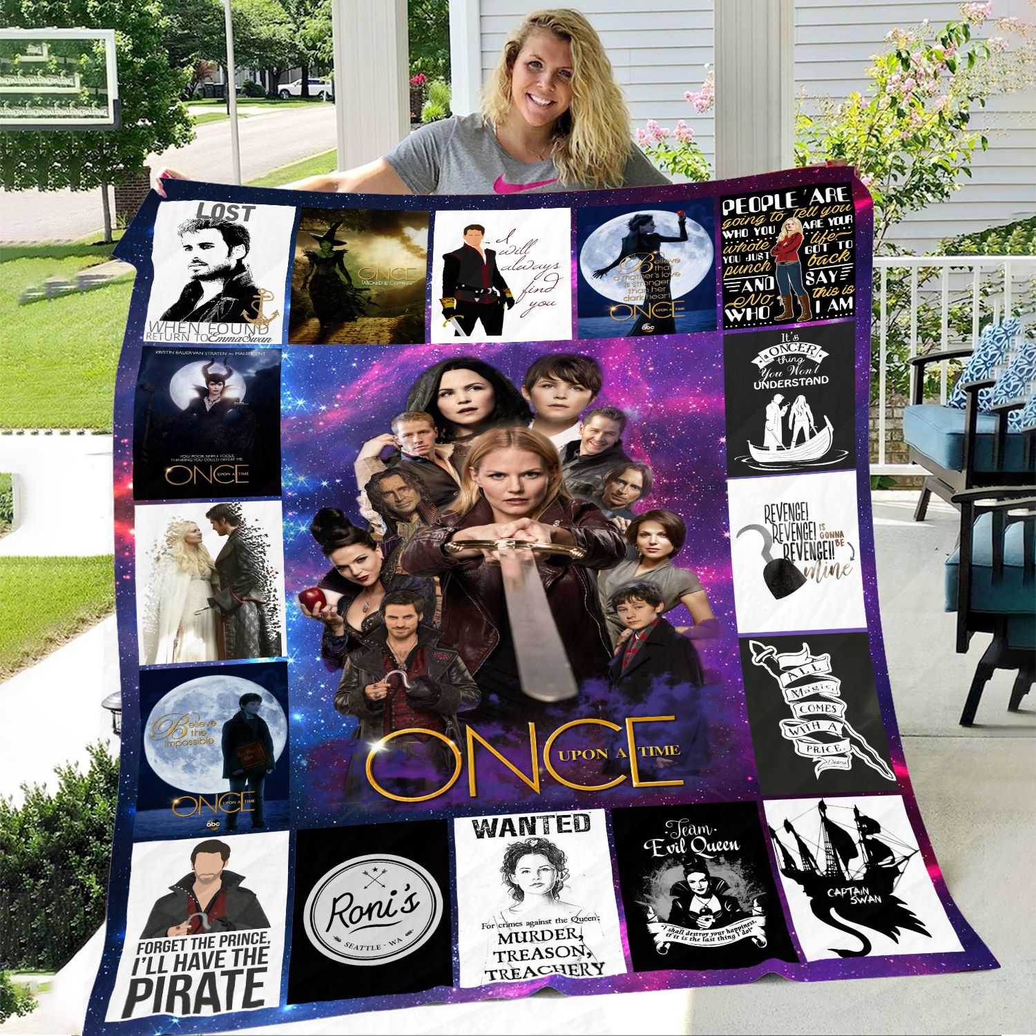 Once Upon A Time Tv Series Throw Blanket