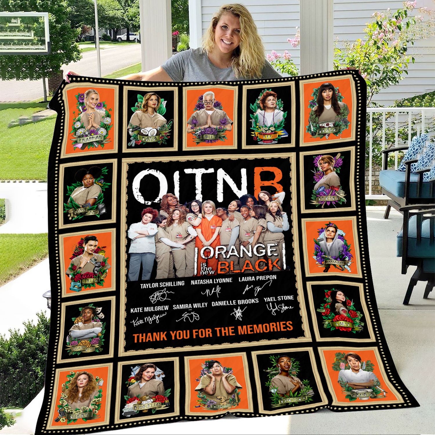 Orange Is The New Black Signature Throw Blanket