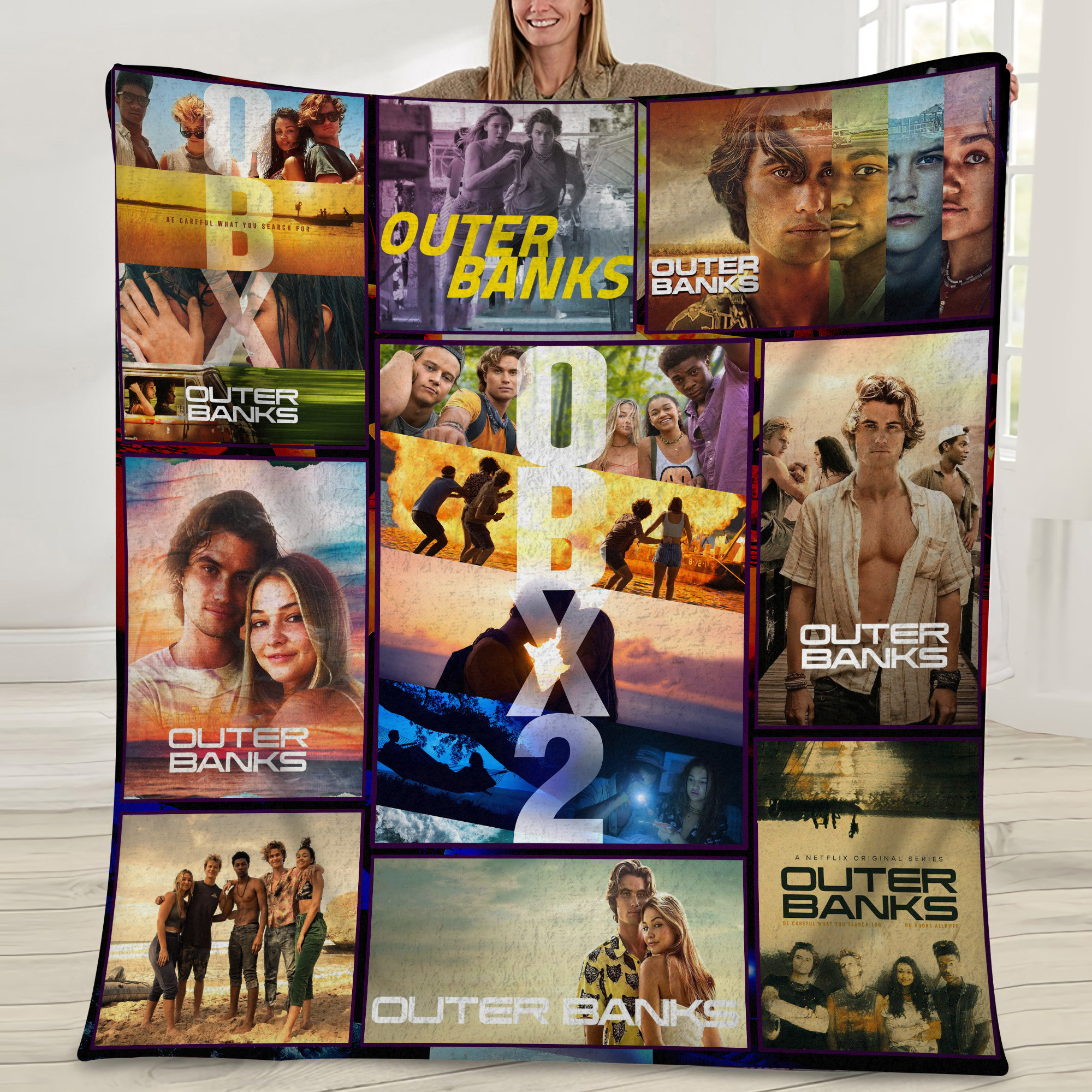 Outer Banks Season 2 Pogue Life Movie Fan Blanket