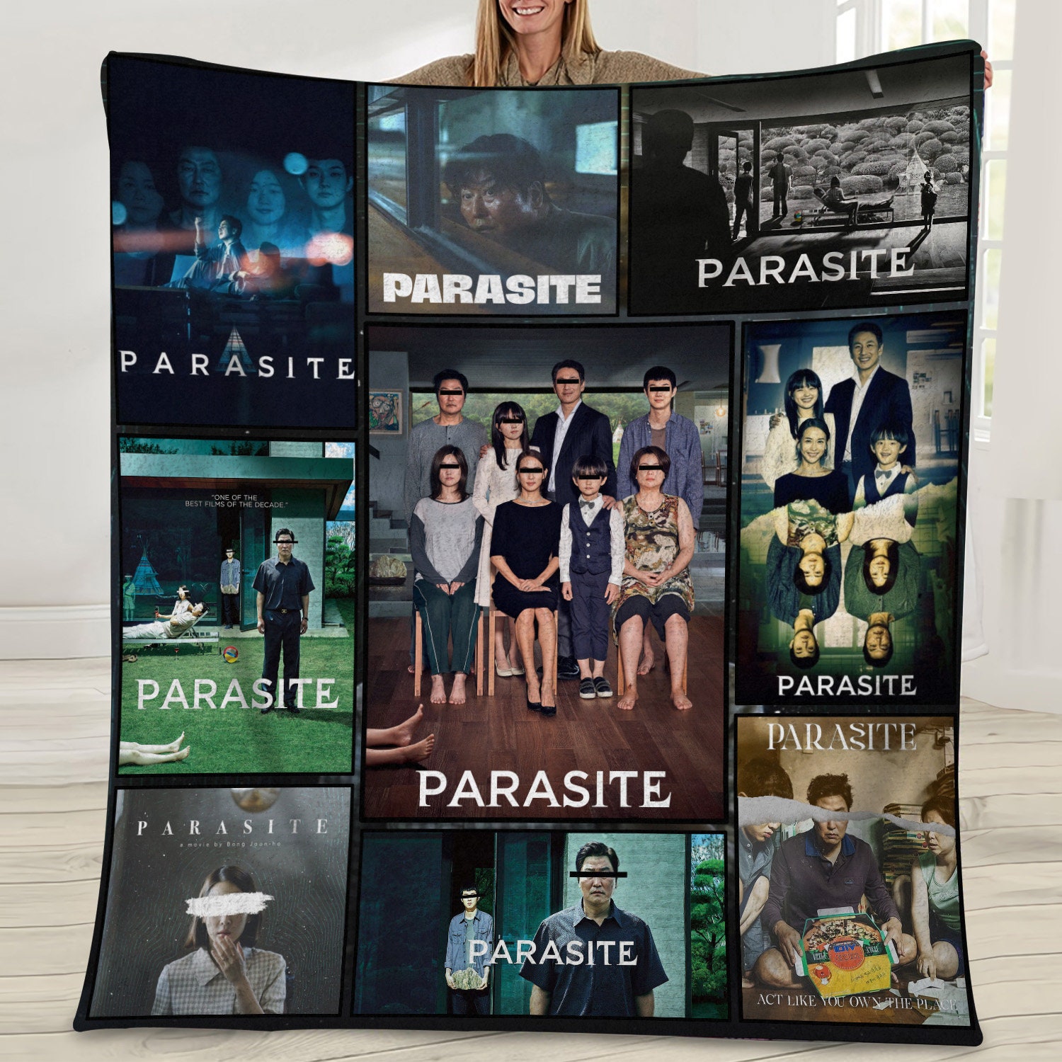 Parasite Korea Movie Movie Fan Blanket