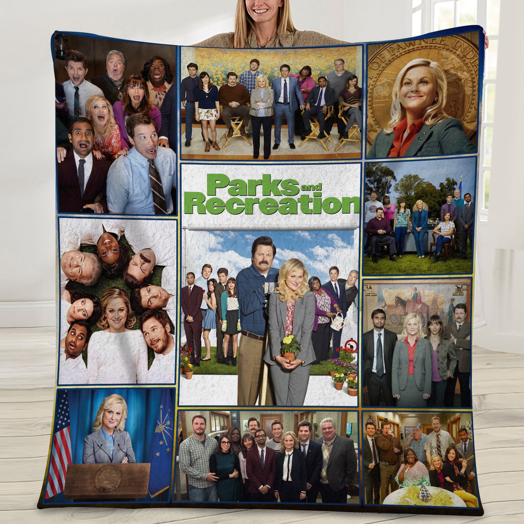 Parks And Recreation Movie Blanket