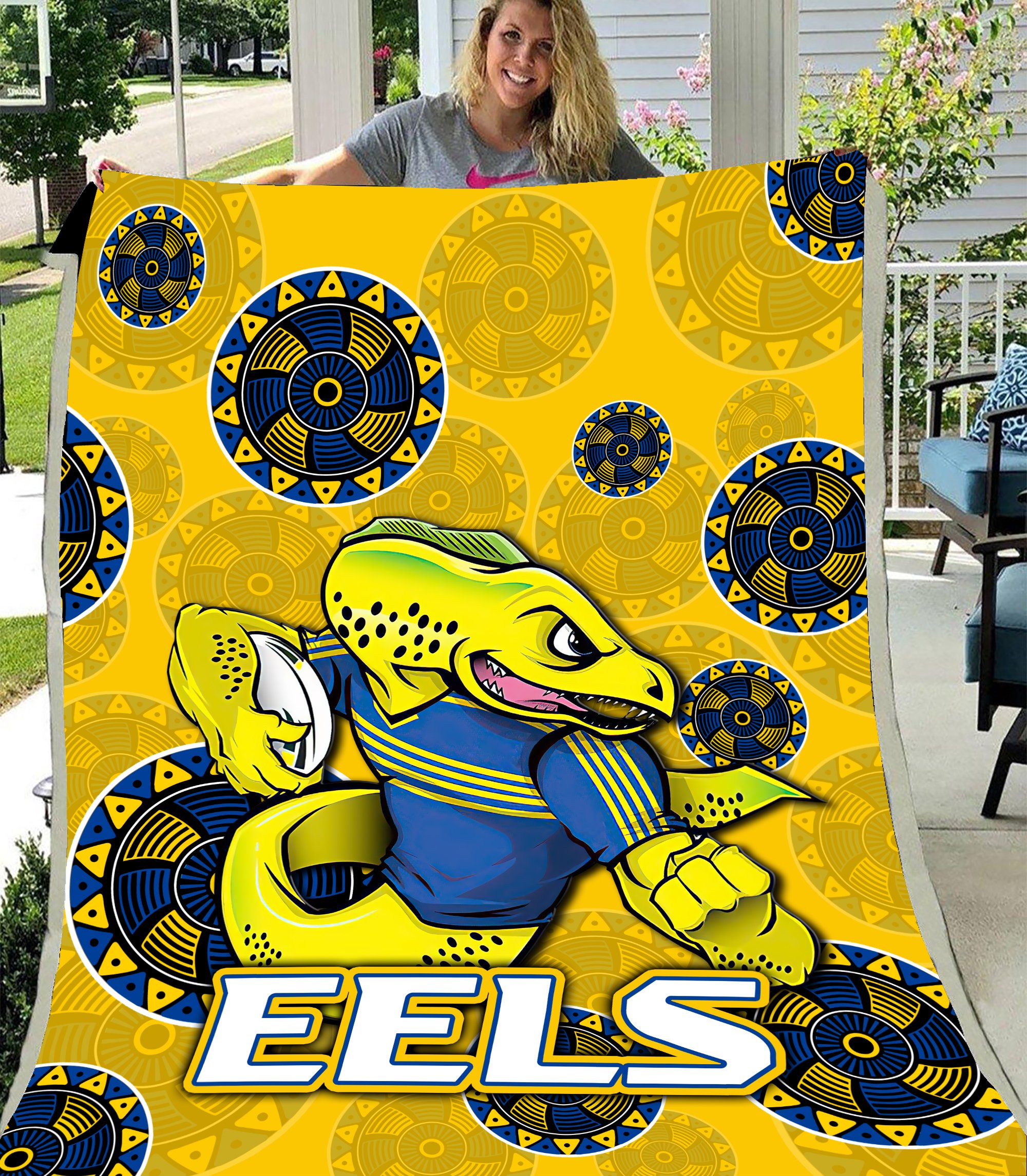 Parramatta Eels NRL Premium Blanket