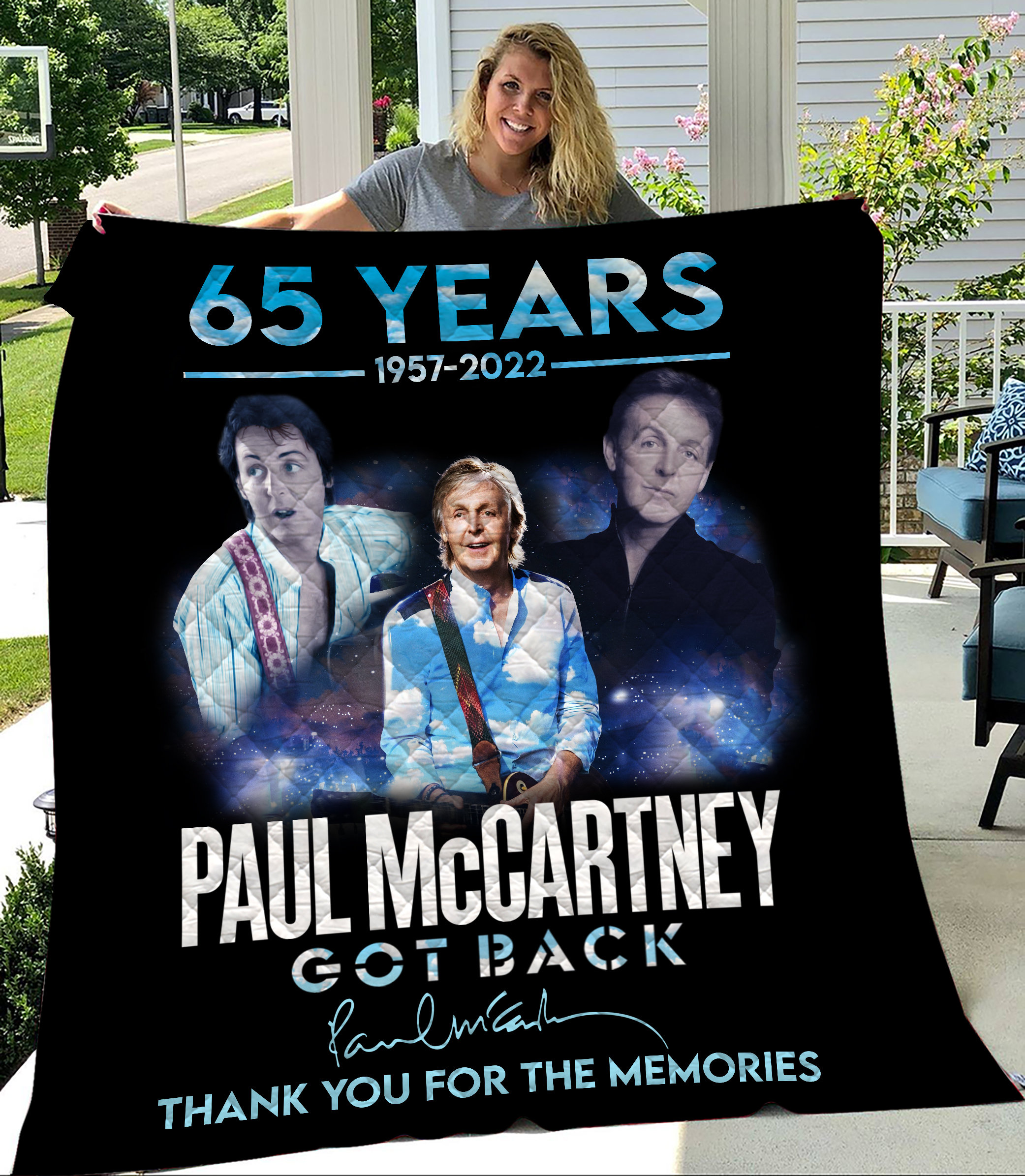 Paul-McCartney Got Back Tour 2024 Blanket Throw