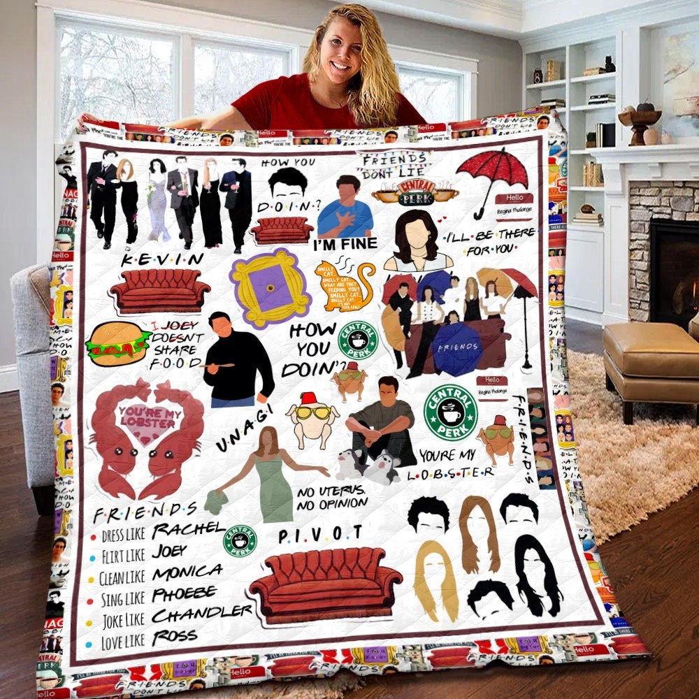 Personalized Friends Movie Series Gifts Christmas Gifts Blanket