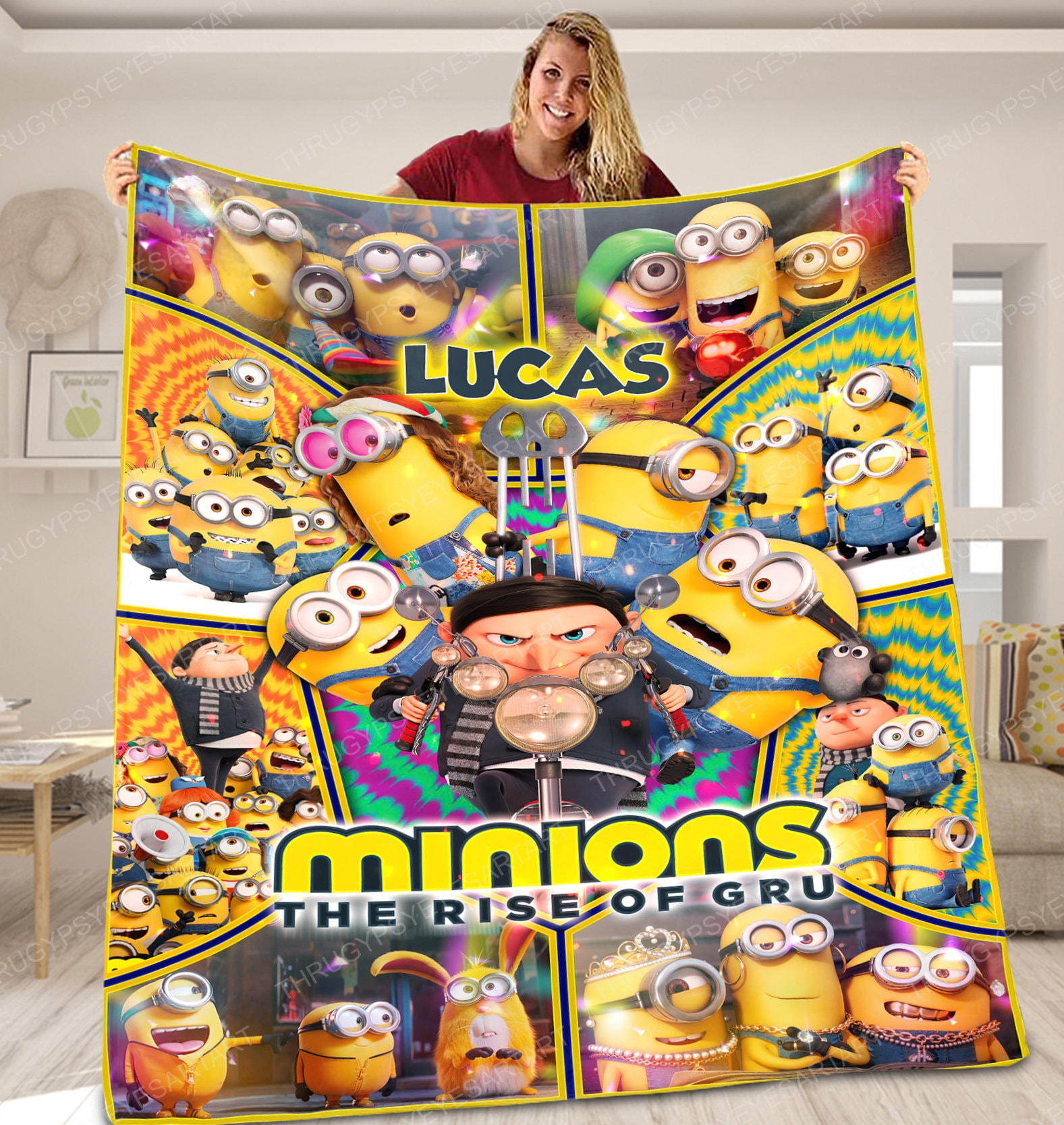 Personalized Minions The Rise Of Gru Blanket