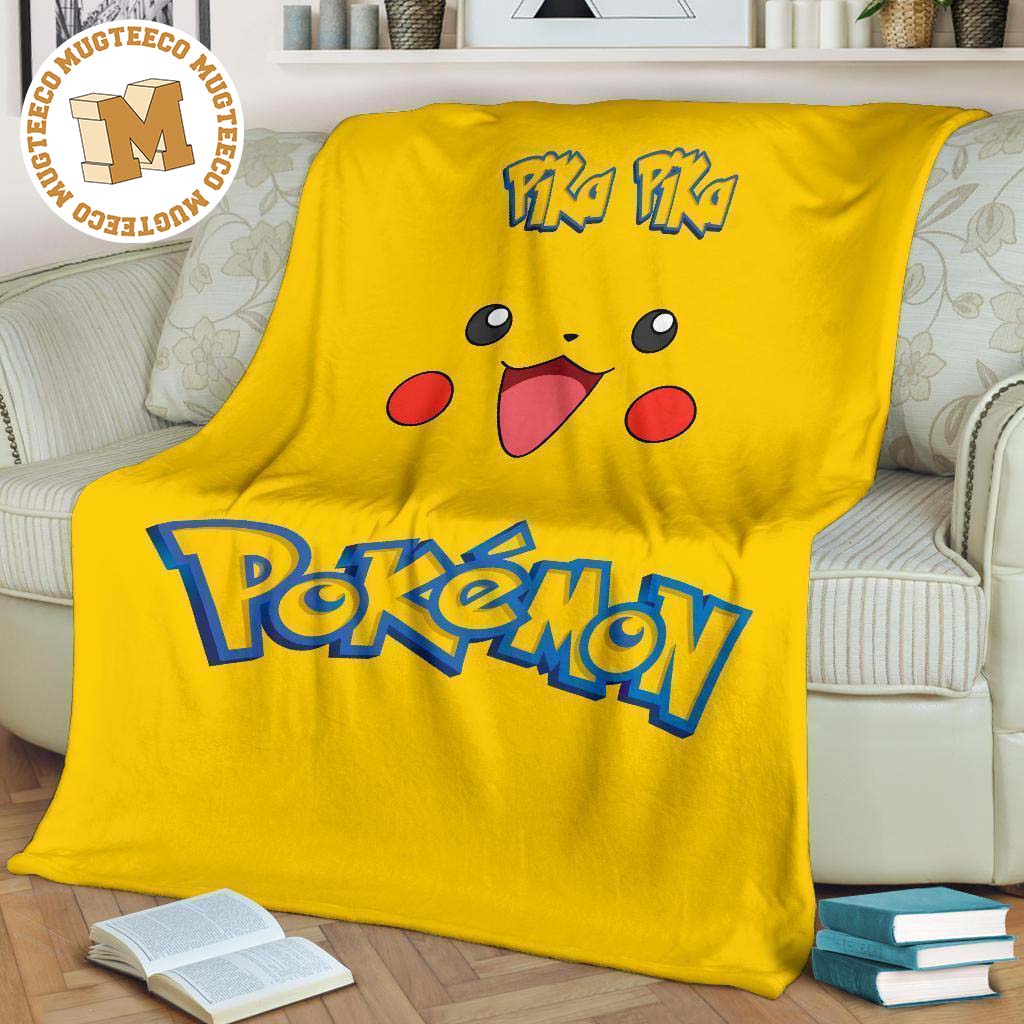 Pika Pika Fleece Blanket Funny For Fan