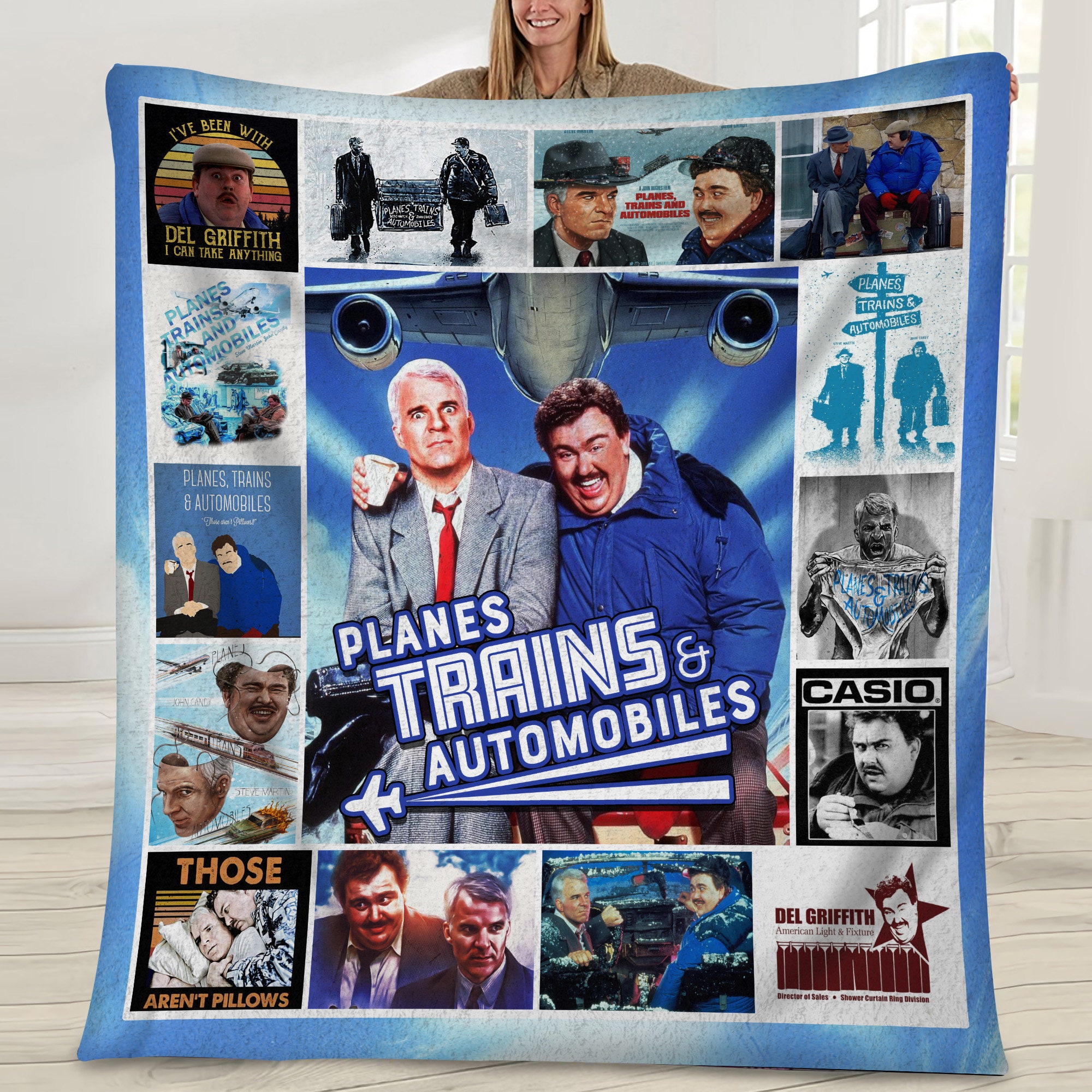 Planes Trains Funny Movie Movie Fan Blanket