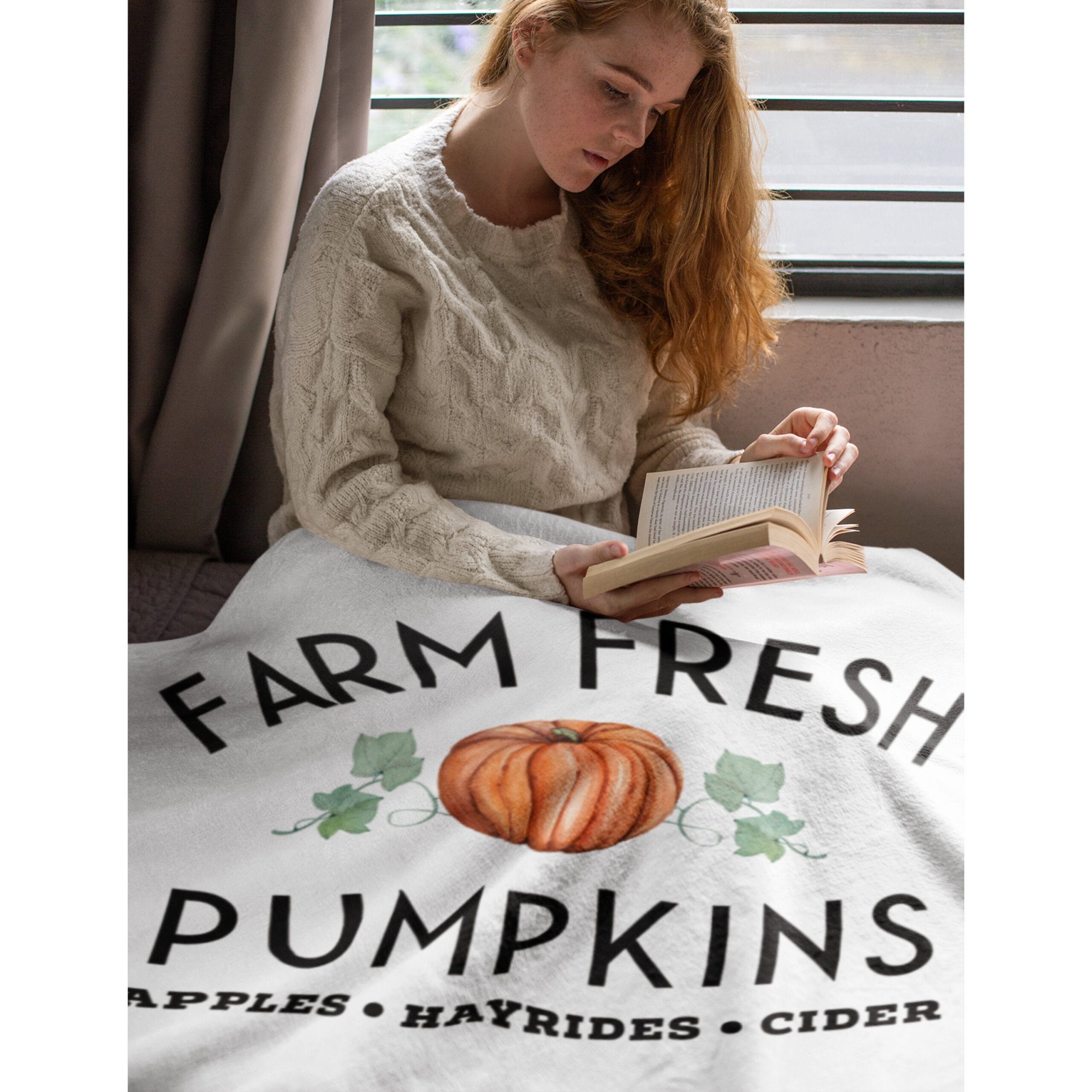 Plush Fall Throw Thanksgiving Halloween Blanket