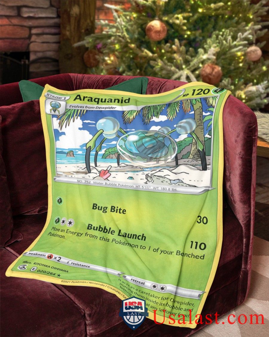 Pokemon Araquanid Fusion Strike Blanket