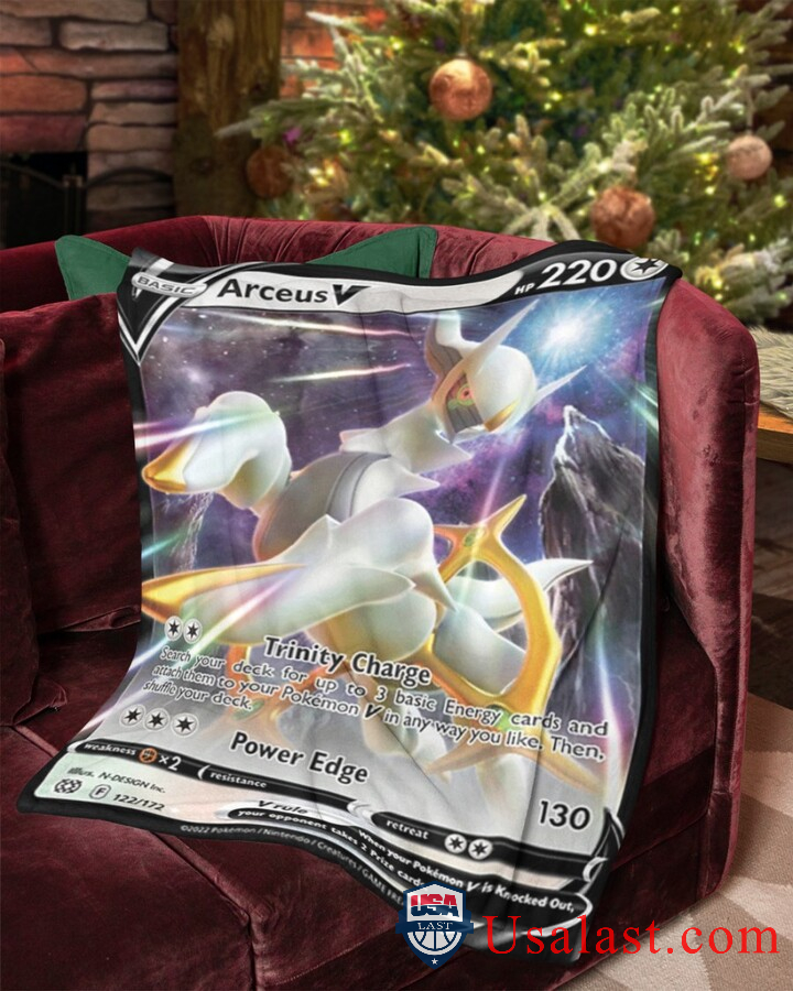 Pokemon Arceus V Brilliant Stars Blanket