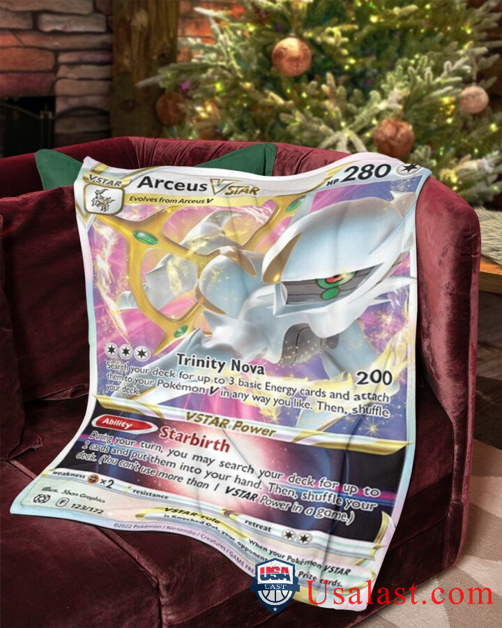 Pokemon Arceus V Star Brilliant Stars Blanket