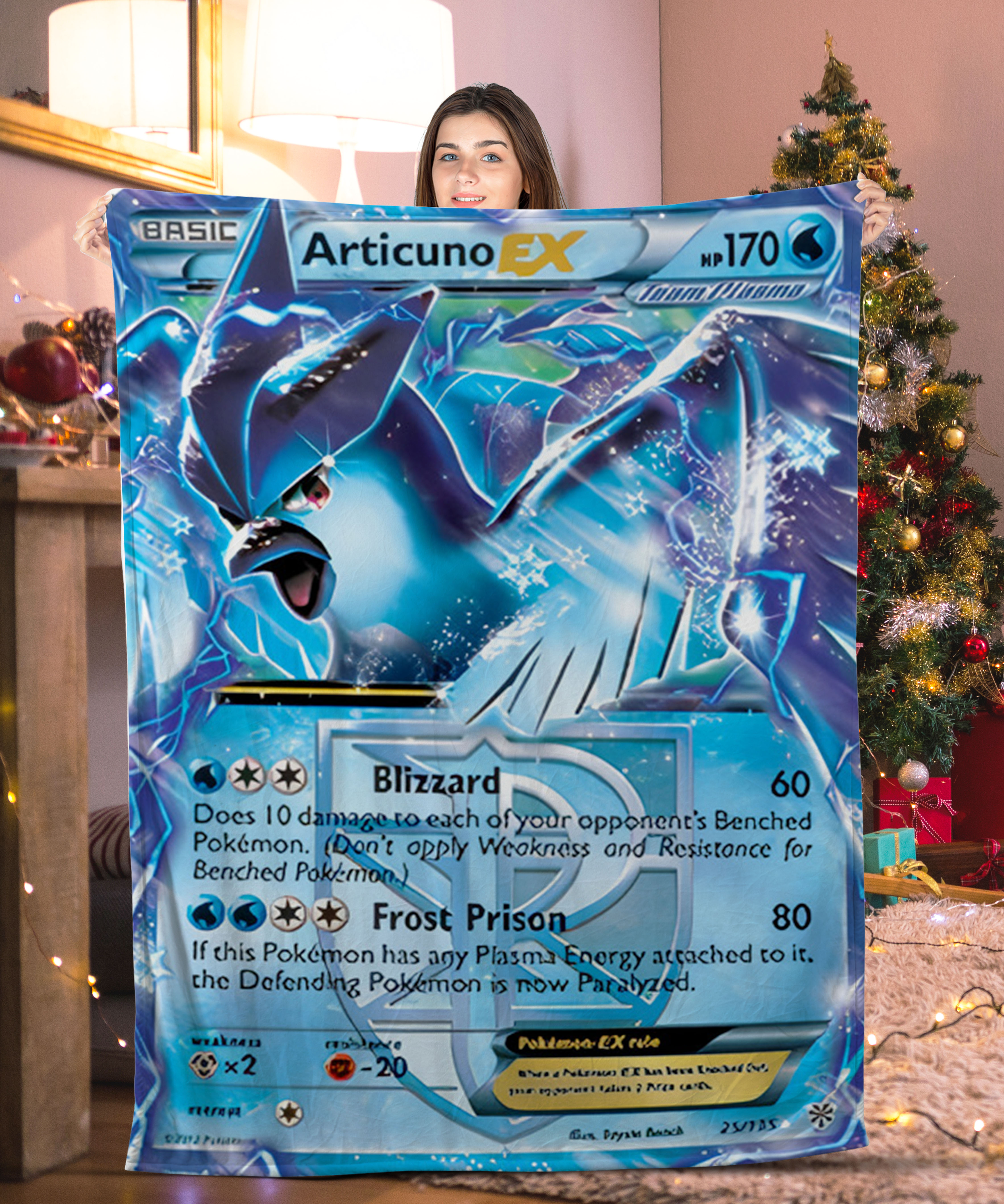 Pokemon Articuno EX Pokemon Card Blanket