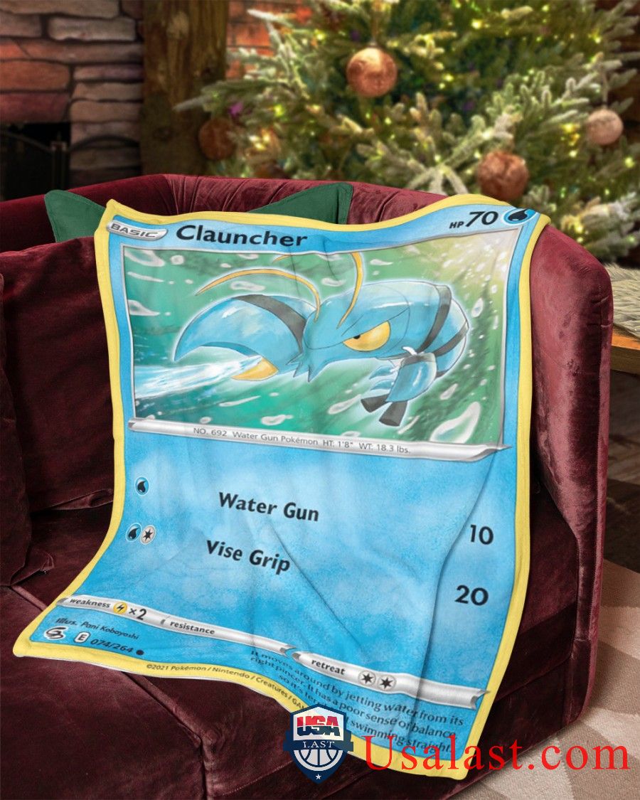 Pokemon Clauncher Fusion Strike Blanket