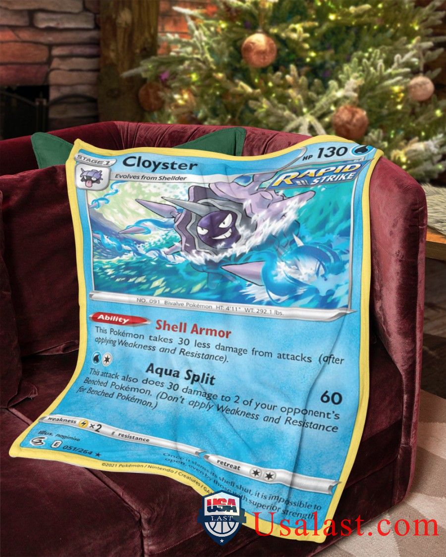 Pokemon Cloyster Rapid Strike Blanket