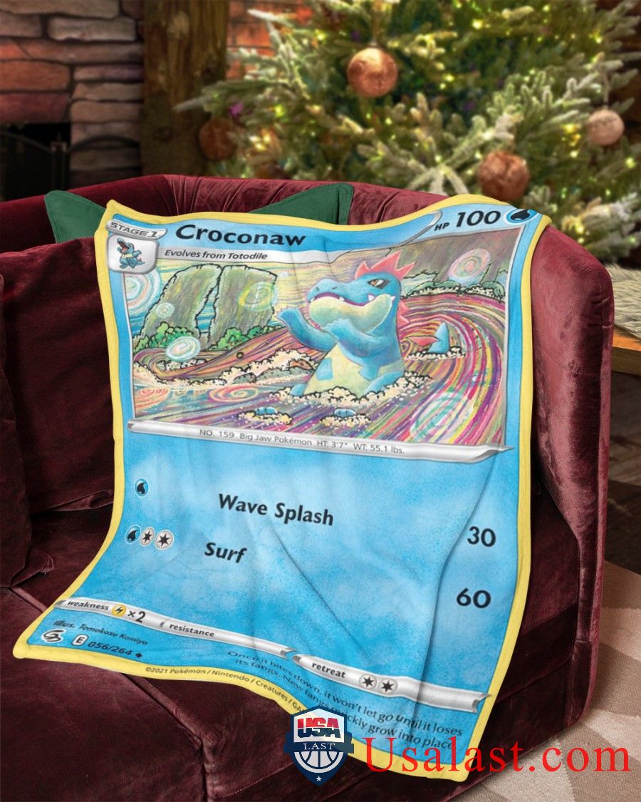 Pokemon Coroconaw Fusion Strike Blanket