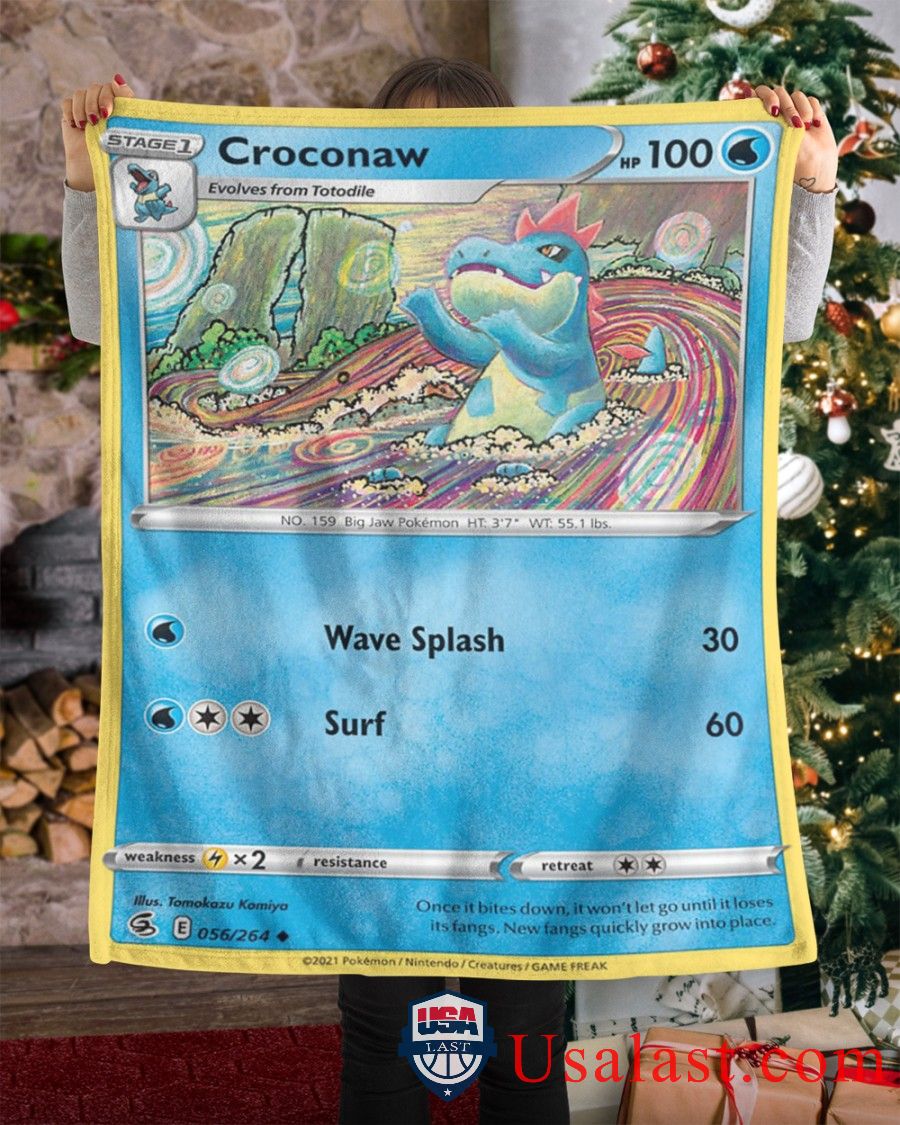 Pokemon Coroconaw Fusion Strike Blanket