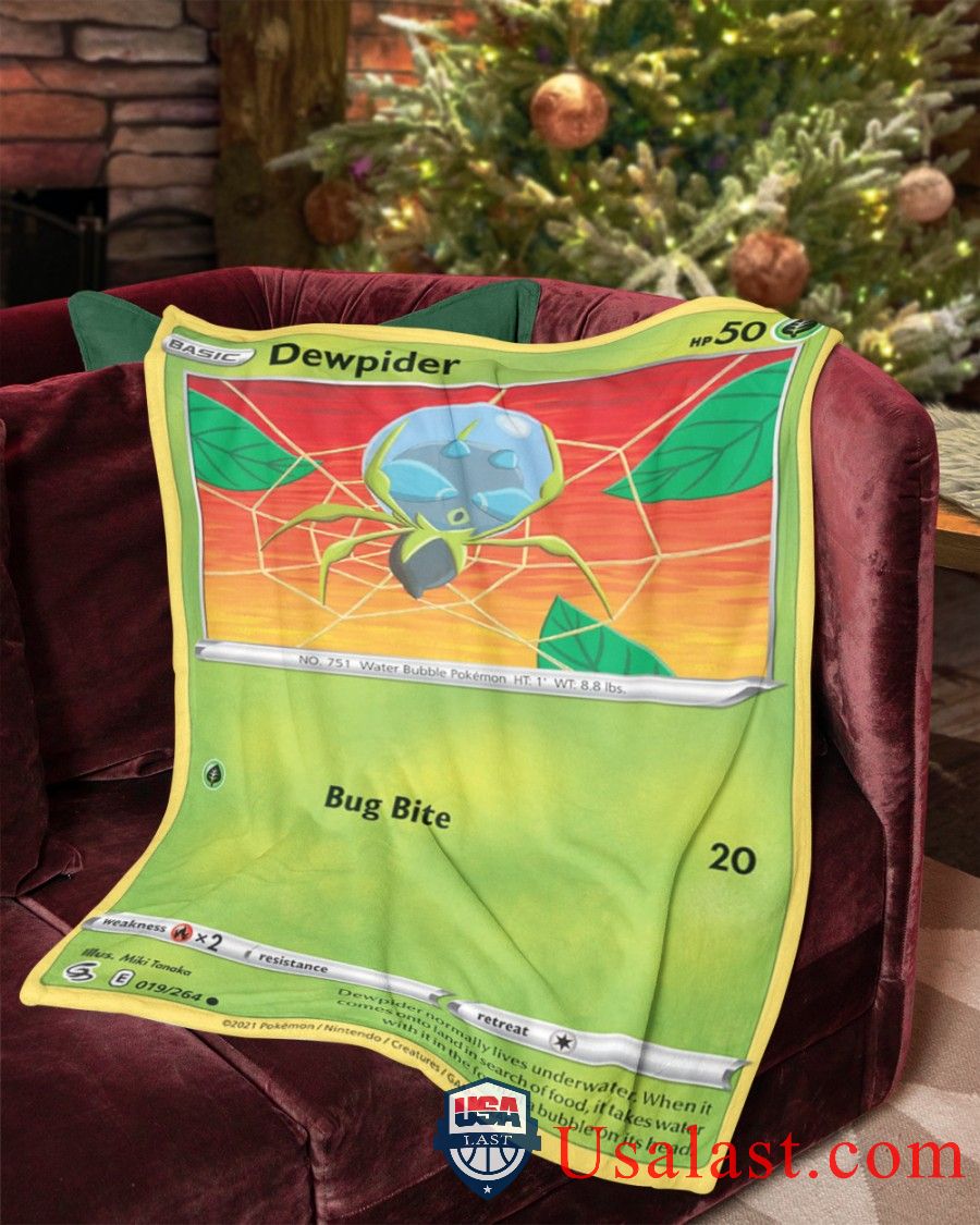 Pokemon Dewpider Fusion Strike Blanket