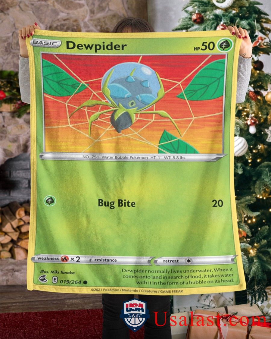 Pokemon Dewpider Fusion Strike Blanket