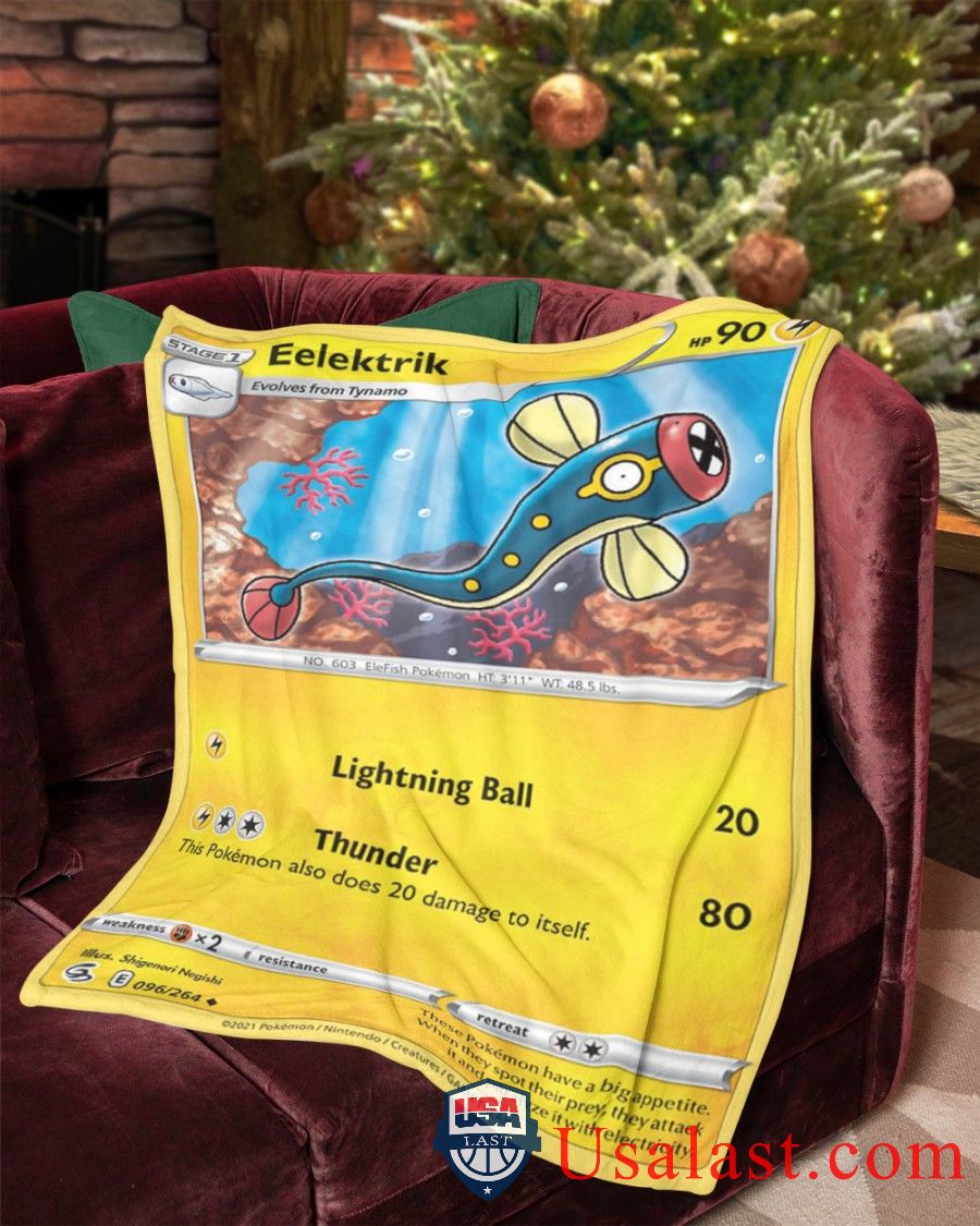 Pokemon Eelektrik Fusion Strike Soft Blanket