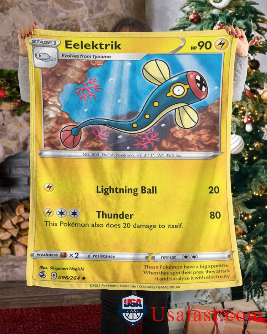 Pokemon Eelektrik Fusion Strike Soft Blanket