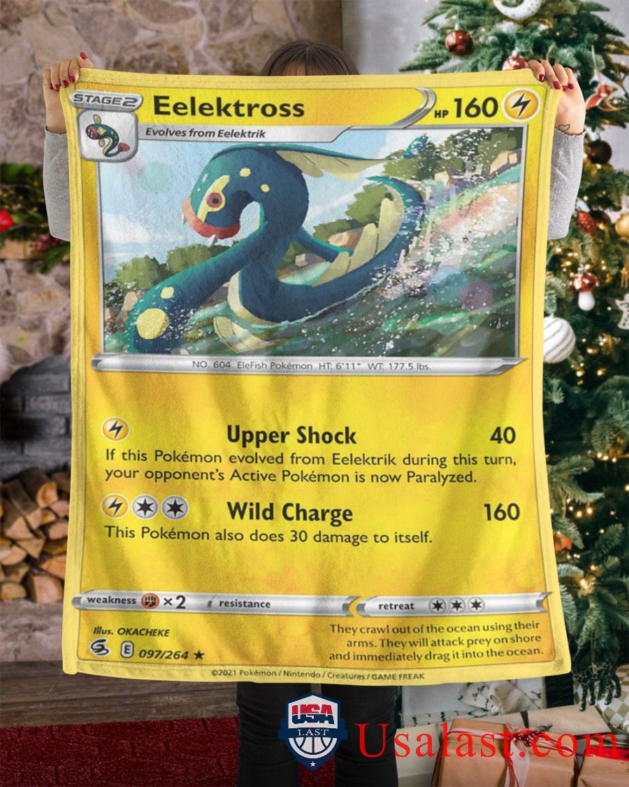 Pokemon Eelektross Fusion Strike Soft Blanket