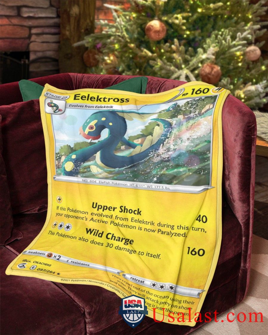 Pokemon Eelektross Fusion Strike Soft Blanket