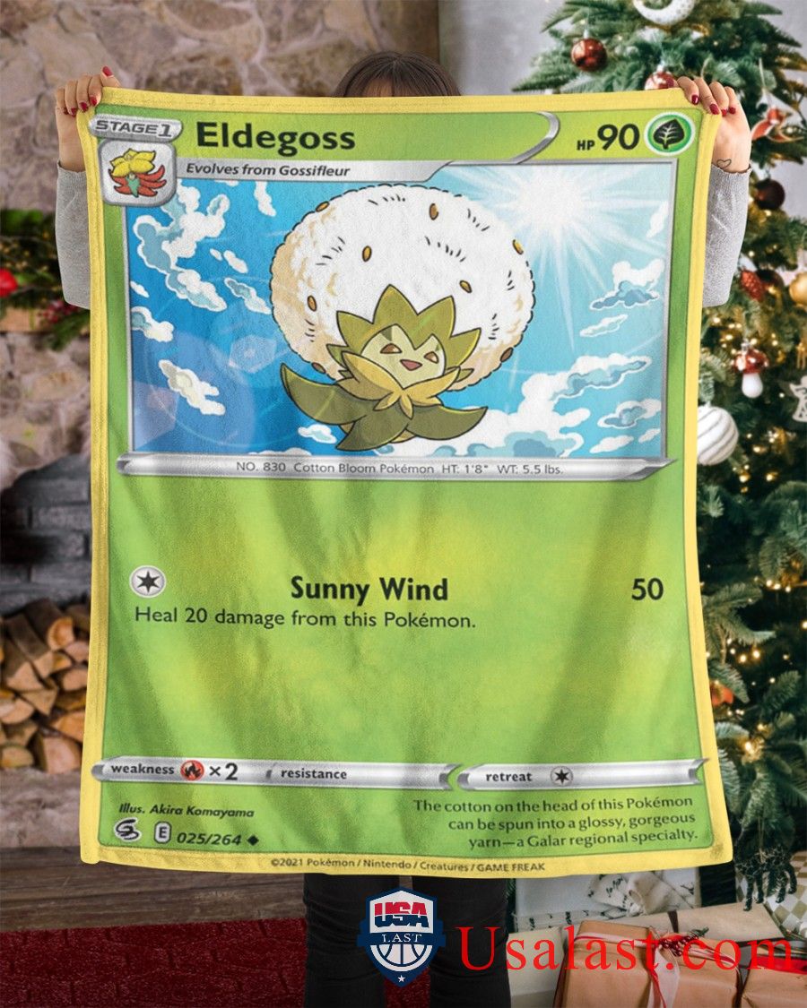 Pokemon Eldegoss Fusion Strike Blanket