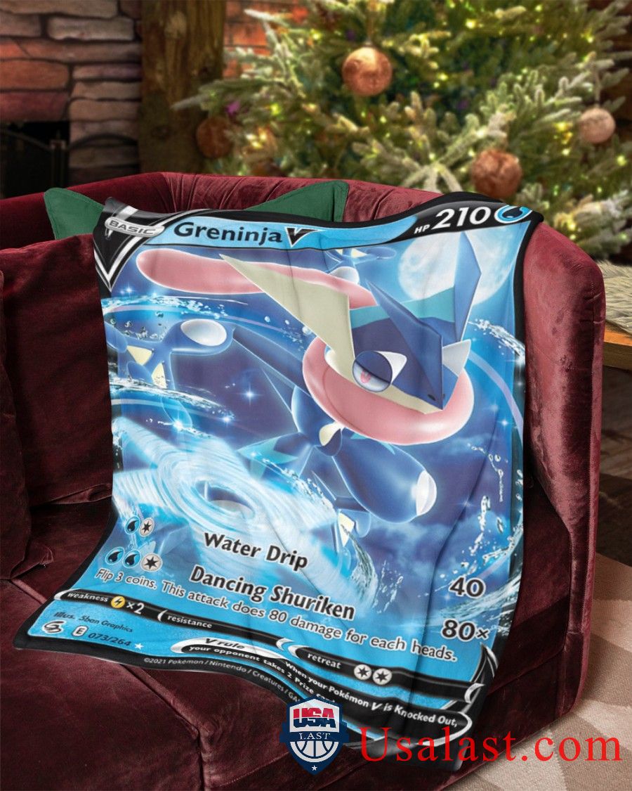 Pokemon Greninja V Fusion Strike Blanket