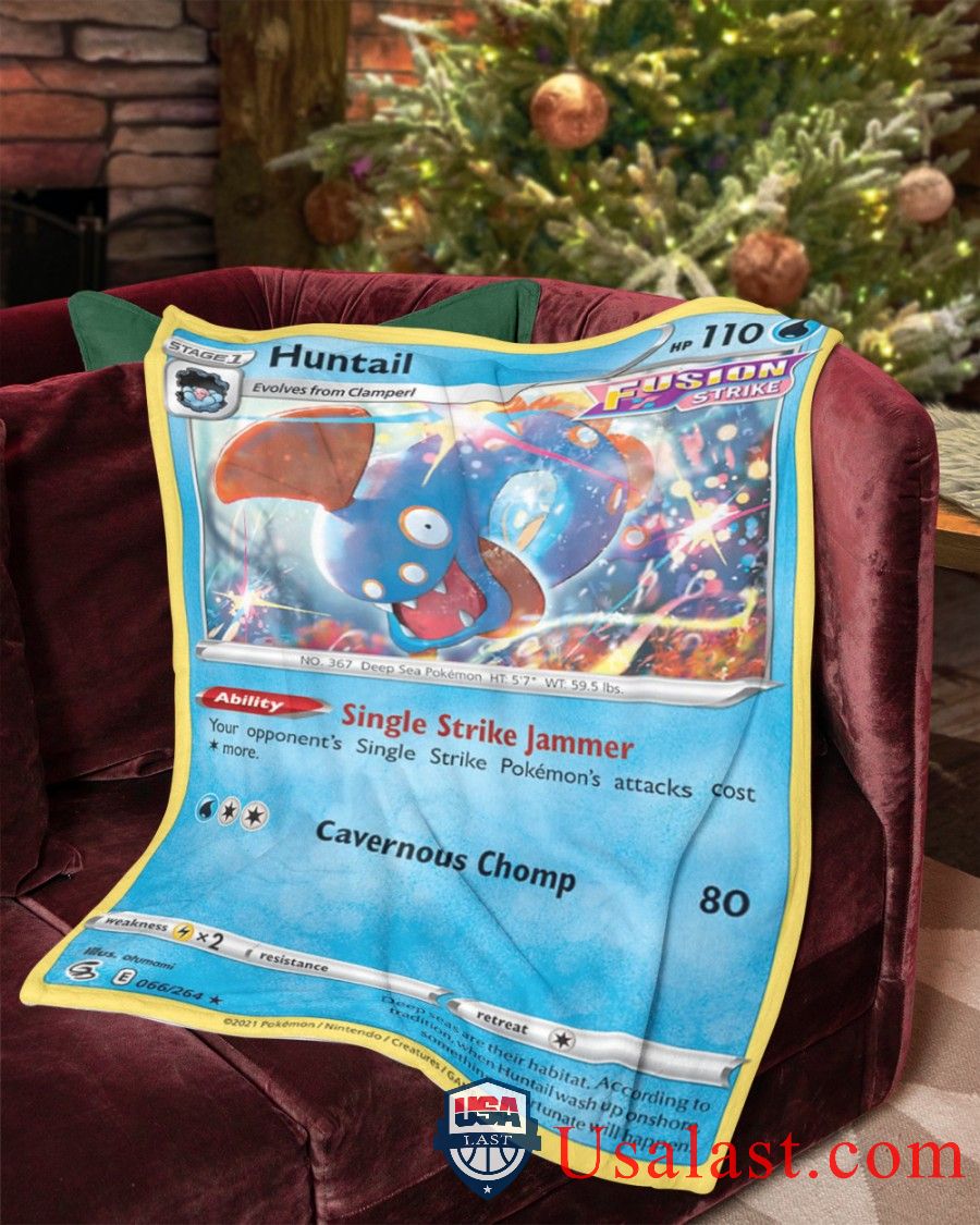 Pokemon Huntail Fusion Strike Blanket