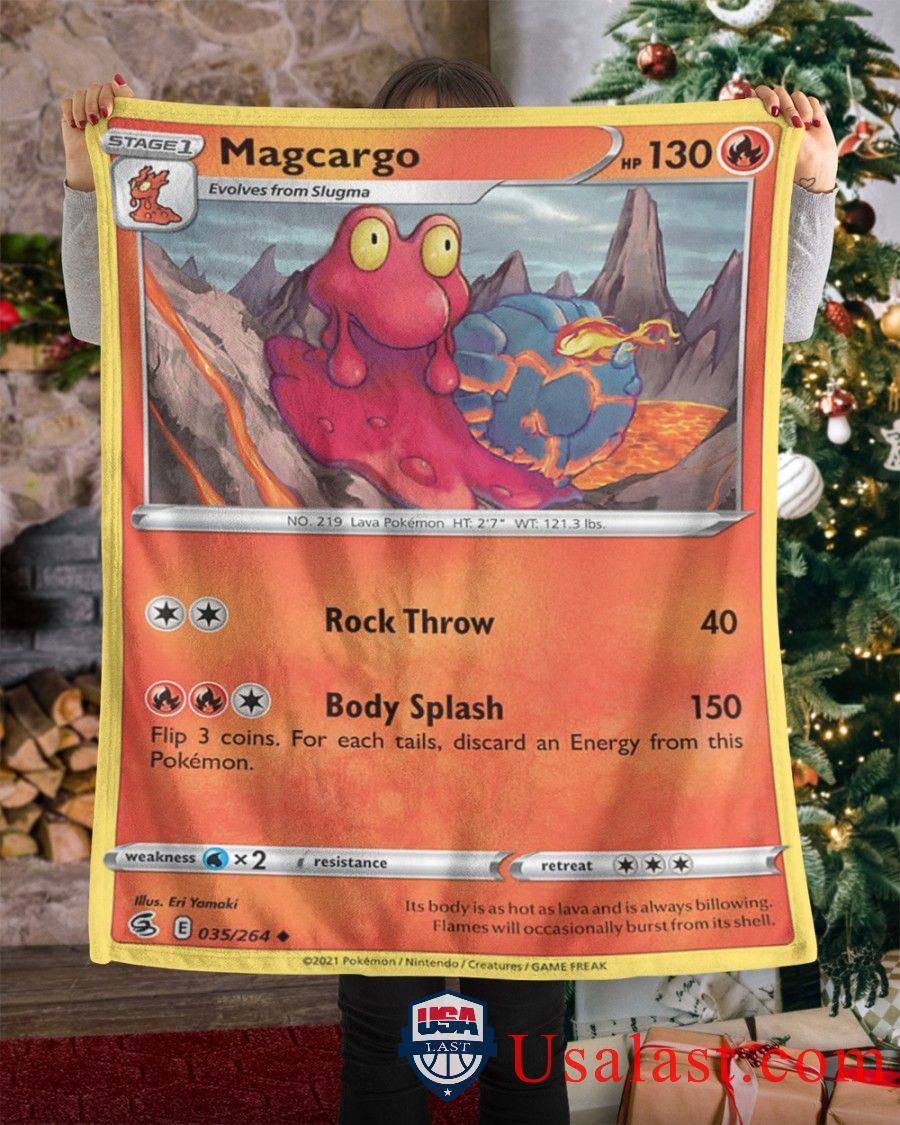 Pokemon Magcargo Fusion Strike Blanket