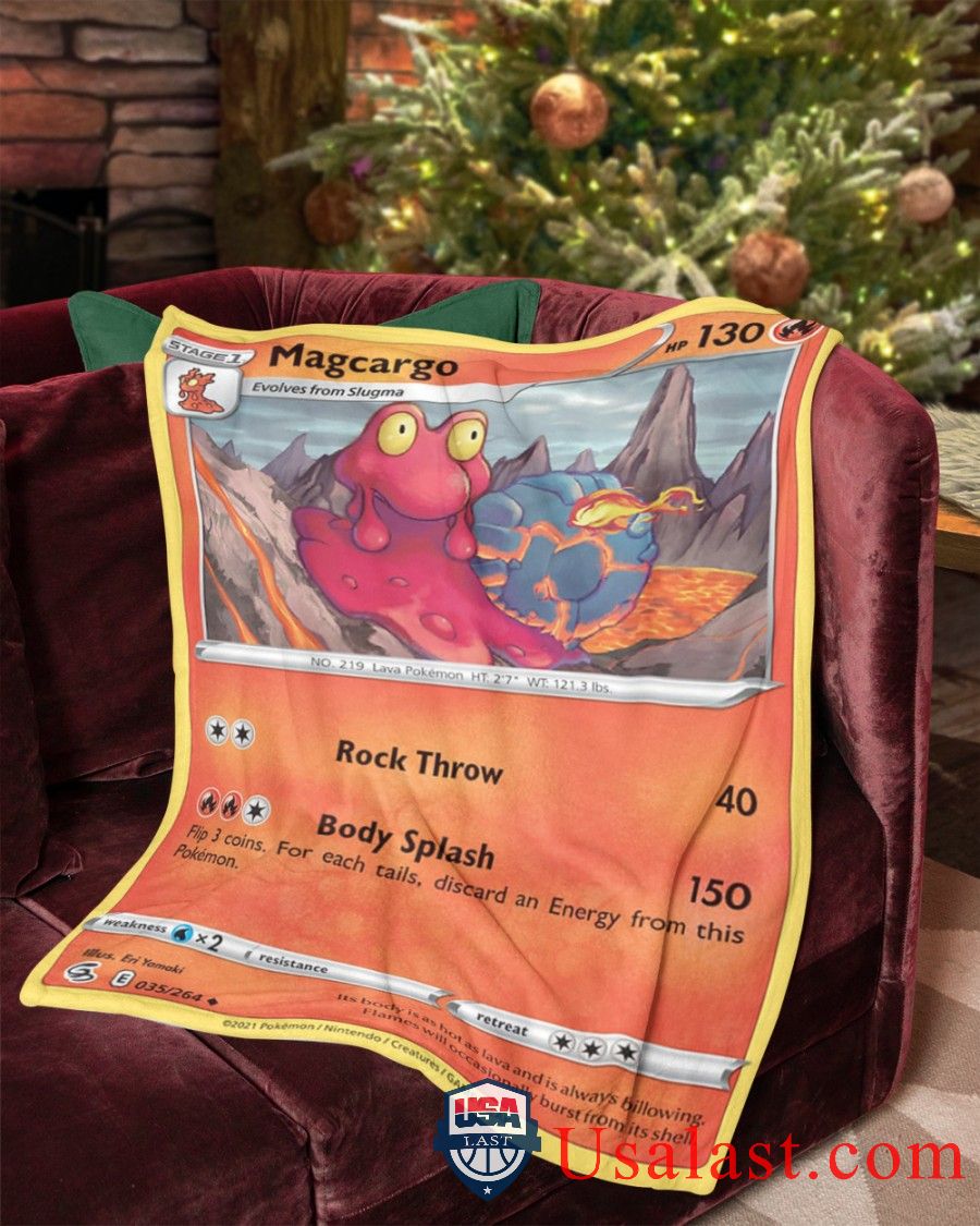 Pokemon Magcargo Fusion Strike Blanket