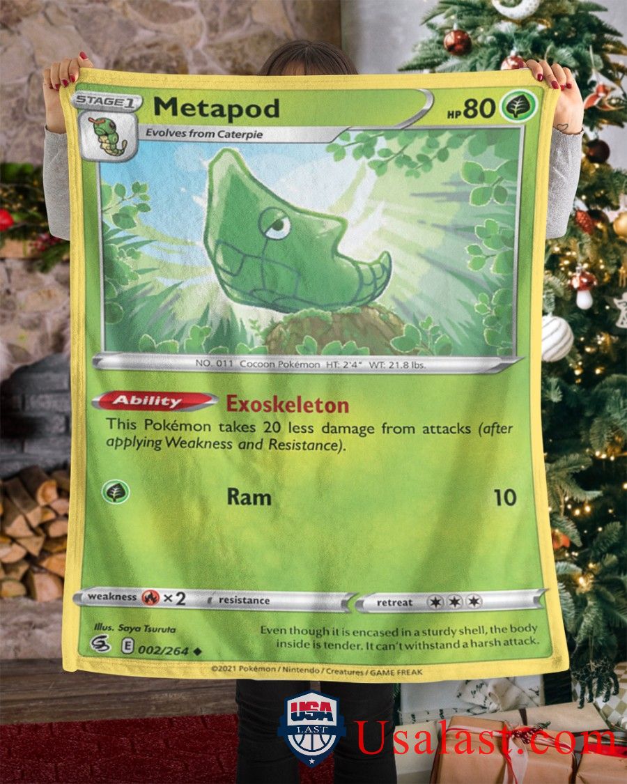 Pokemon Metapod Fusion Strike Blanket