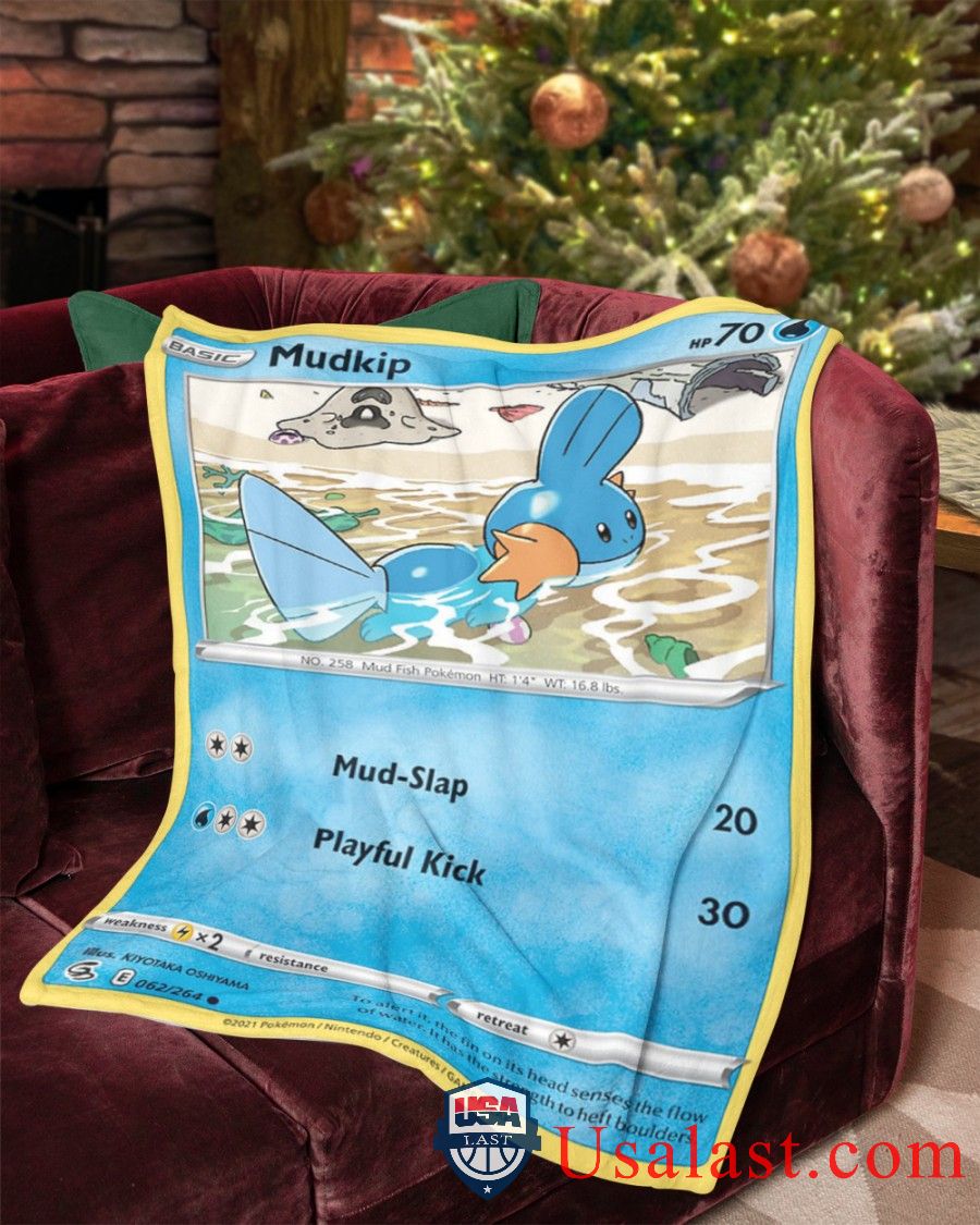 Pokemon Mudkip Fusion Strike Blanket