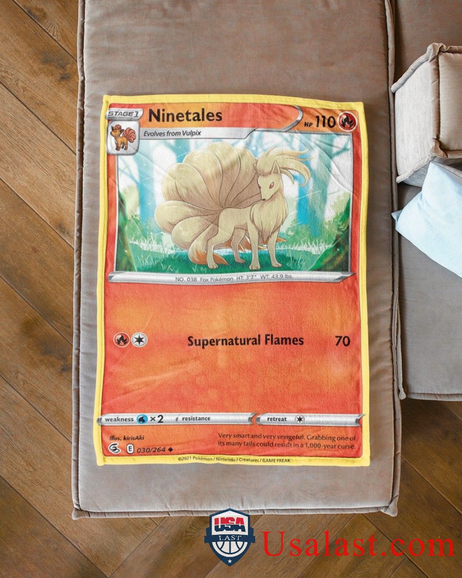 Pokemon Ninetales Supernatural Flame Blanket