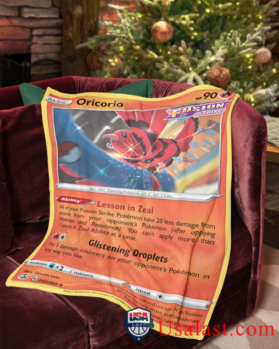 Pokemon Oricorio Fusion Strike Blanket
