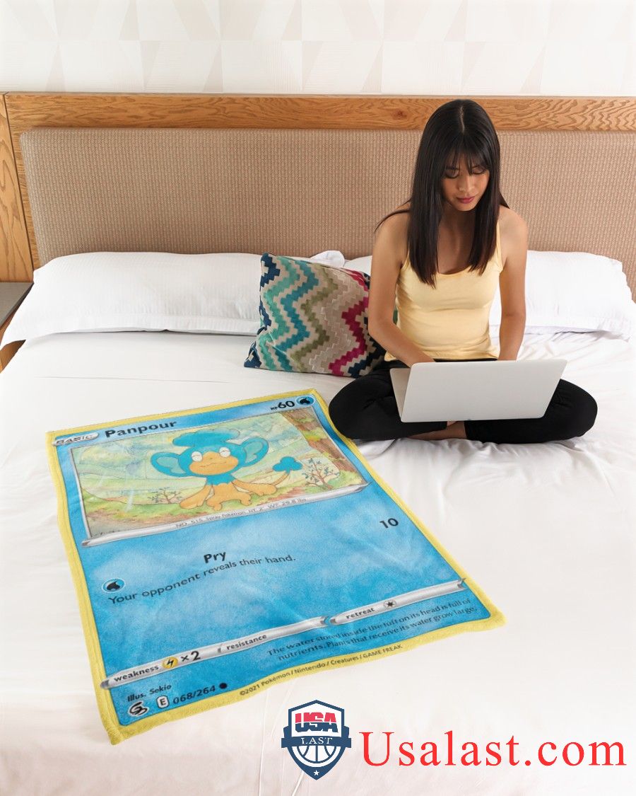 Pokemon Panpour Fusion Strike Blanket Pokemon Panpour Fusion Strike Blanket
