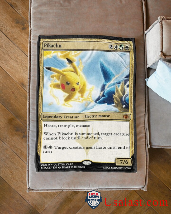 Pokemon Pikachu Electric Mouse Blanket Pokemon Pikachu Electric Mouse Blanket