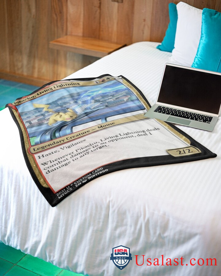 Pokemon Pikachu Living Lightning Blanket